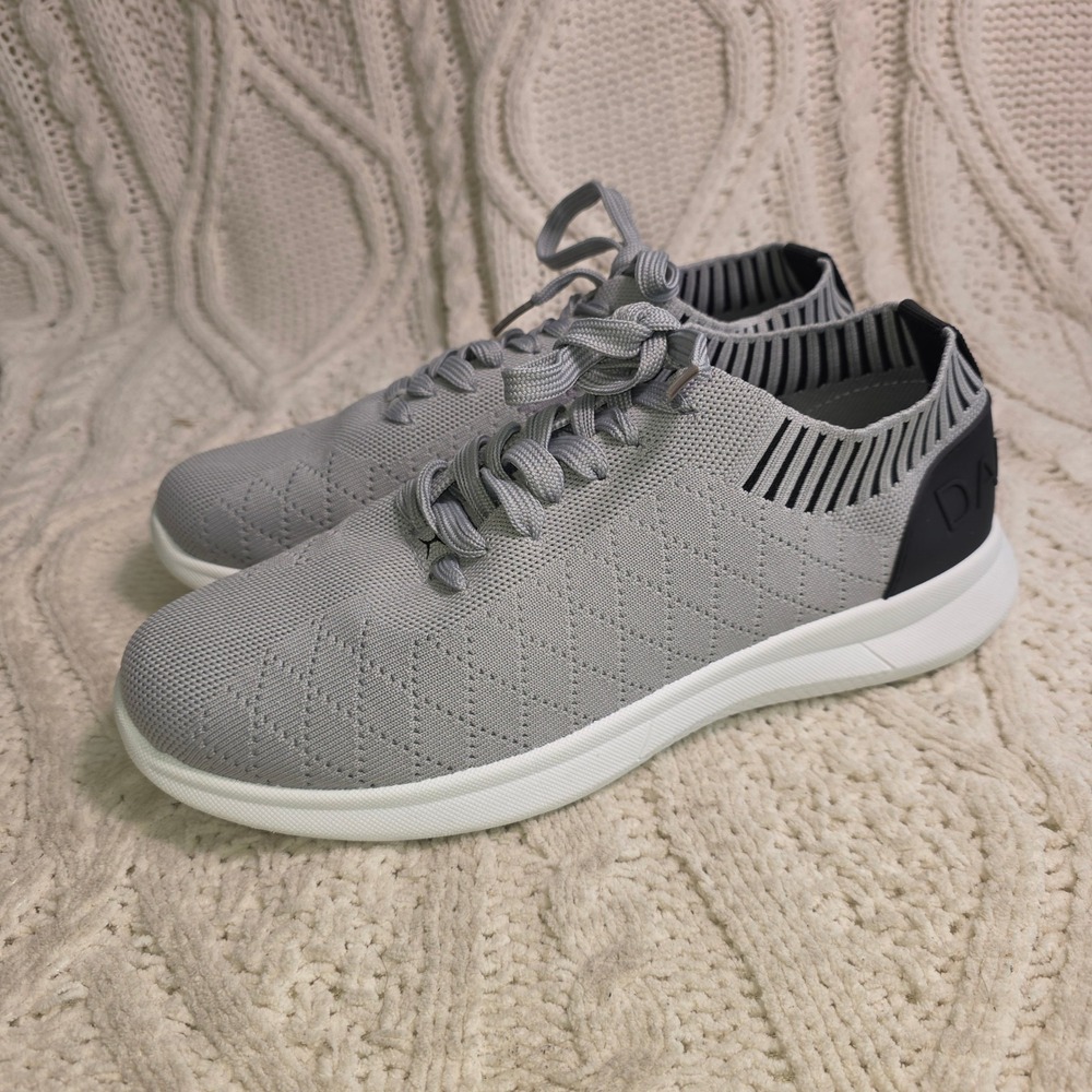 Danskin Success Sneakers Gray Knit Athletic Shoes Womens 11